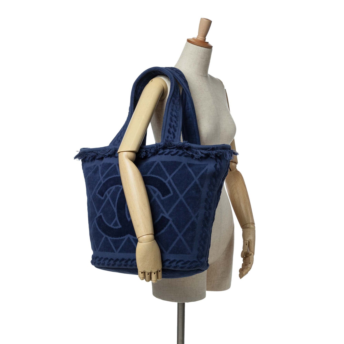 Chanel CC Terry Cotton Beach Tote