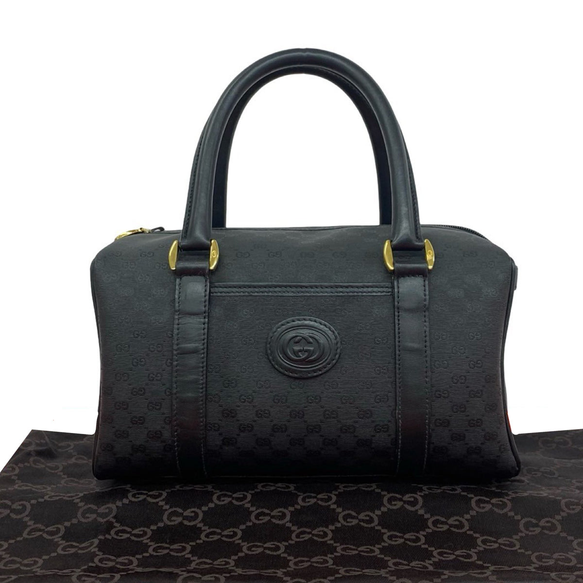 Gucci Micro GG Canvas Boston Bag