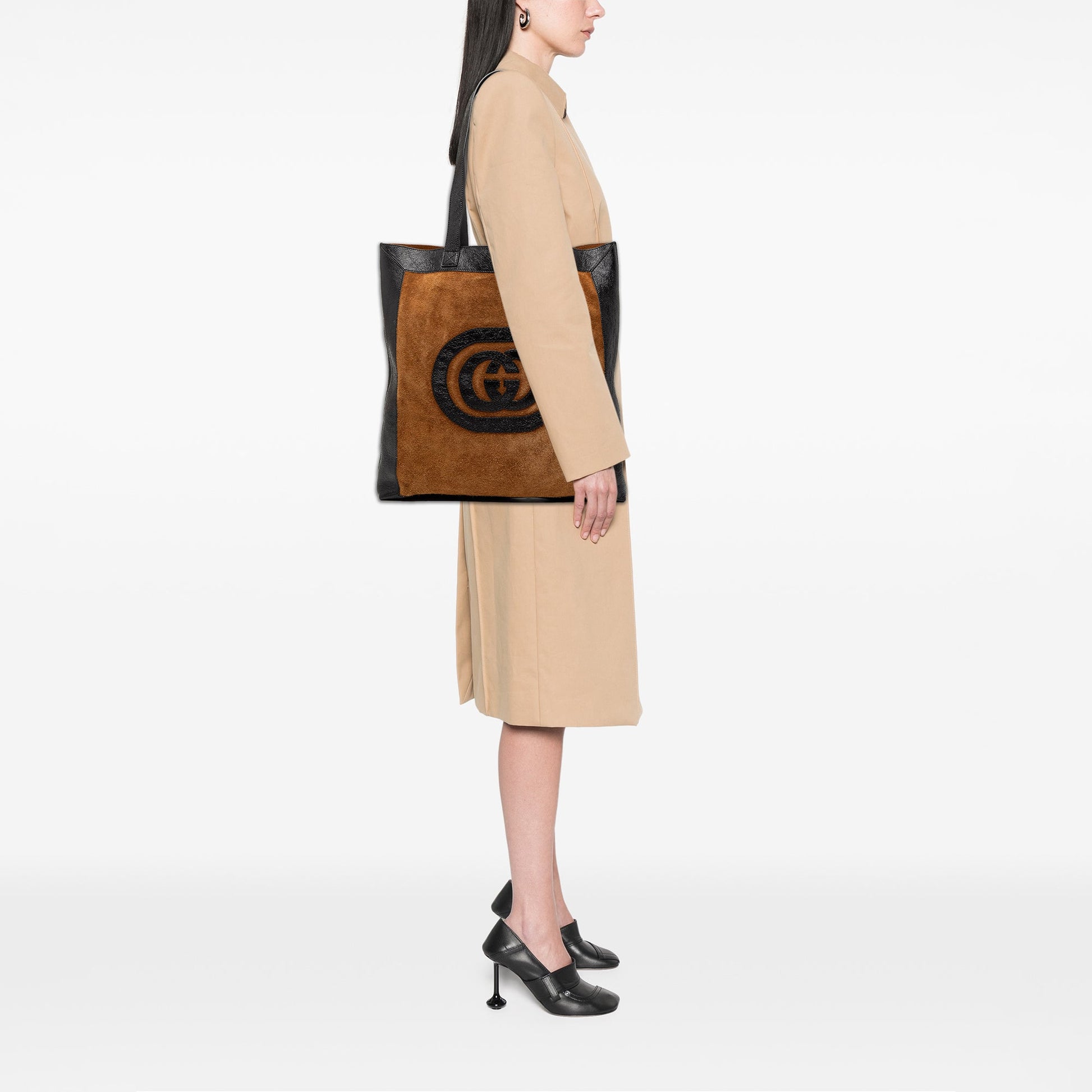 Gucci Large Suede Ophidia Tote