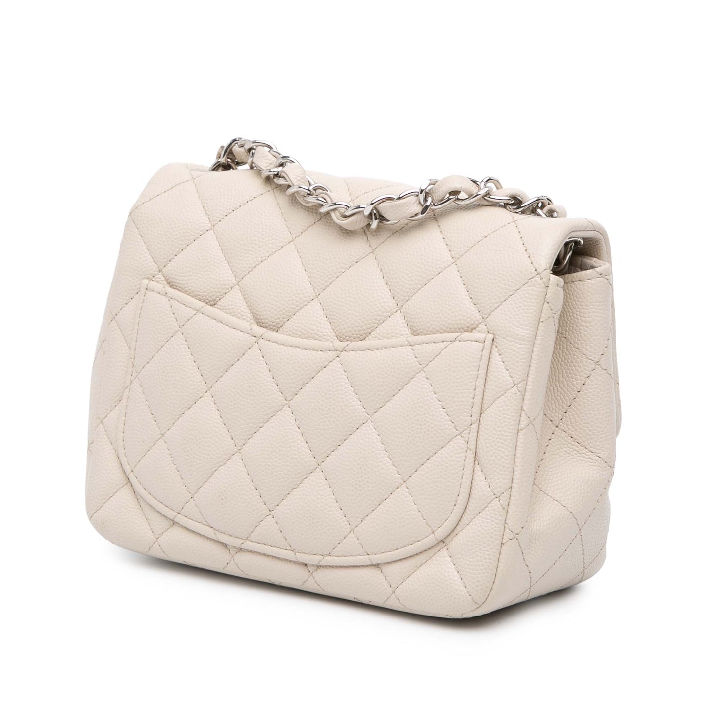 Chanel Mini Square Classic Caviar Single Flap