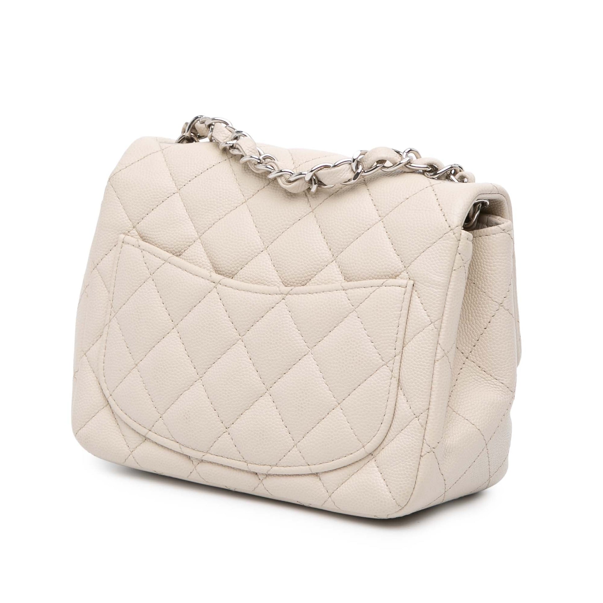 Chanel Mini Square Classic Caviar Single Flap