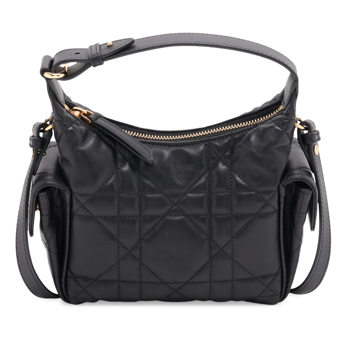 Dior Mini Lambskin Cannage D Dream Bag — Black