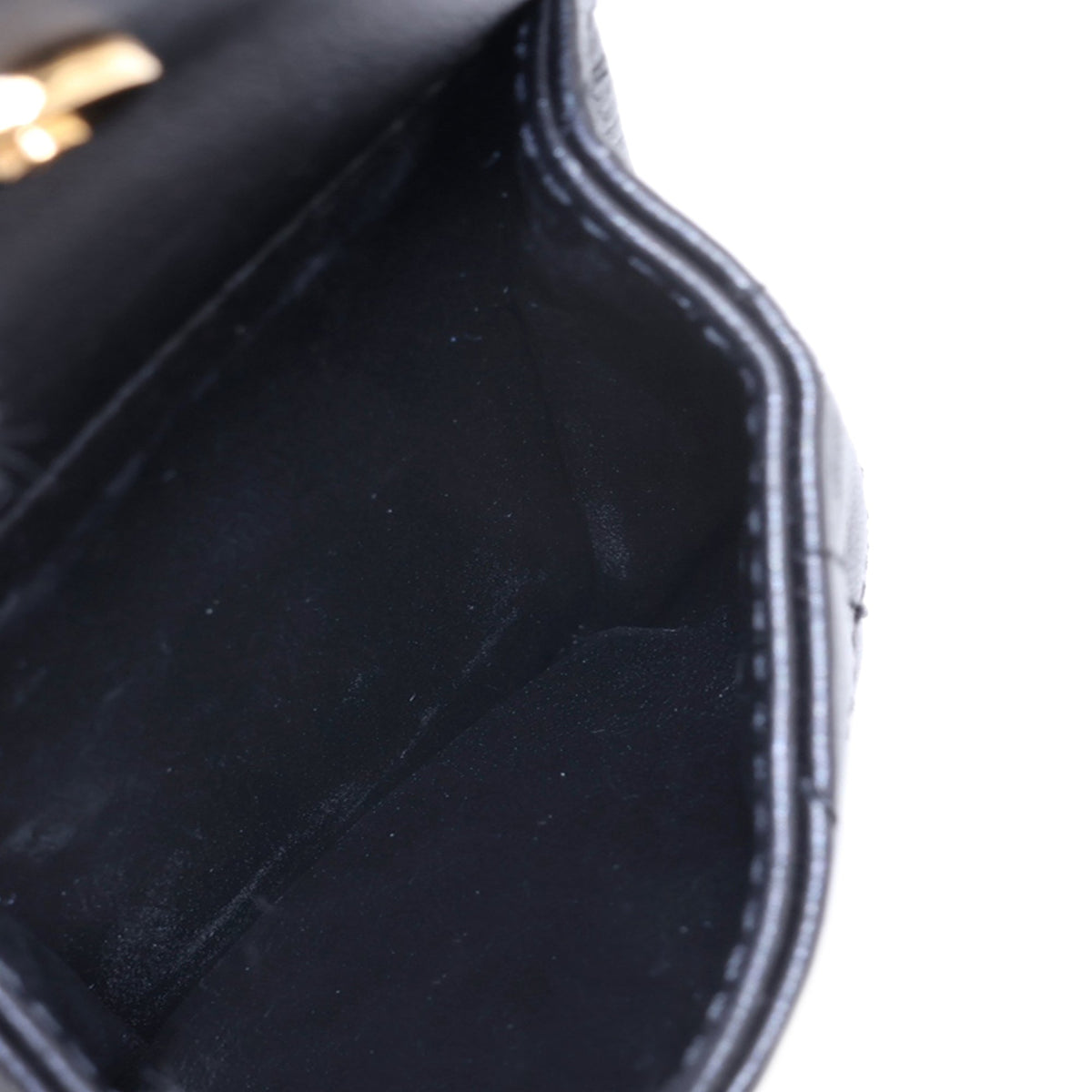 Dior Mini Lambskin Cannage D Dream Bag — Black