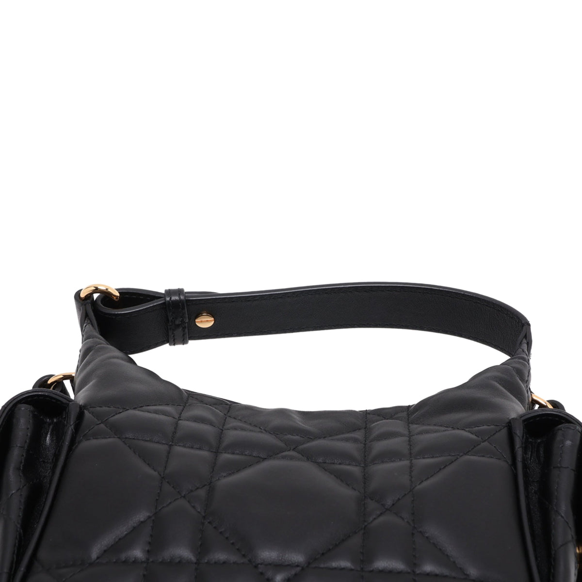 Dior Mini Lambskin Cannage D Dream Bag — Black