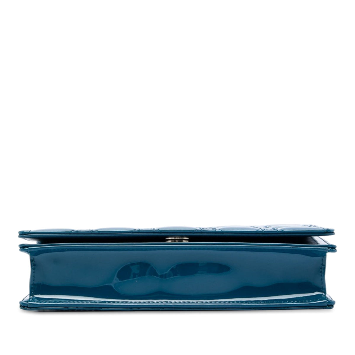 Dior Patent Cannage Lady Dior Wallet On Chain