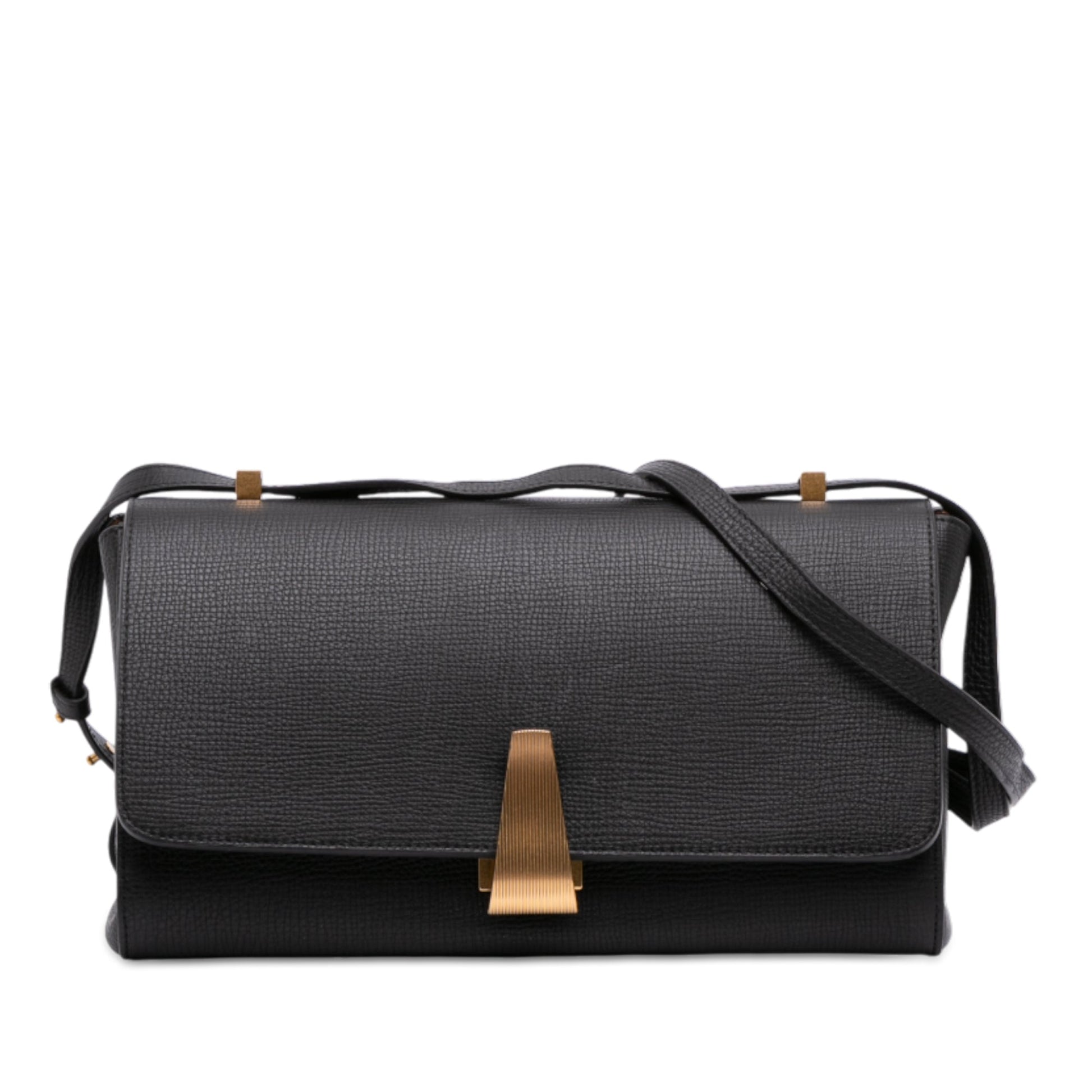 Bottega Veneta Grained Calfskin BV Angle Shoulder Bag