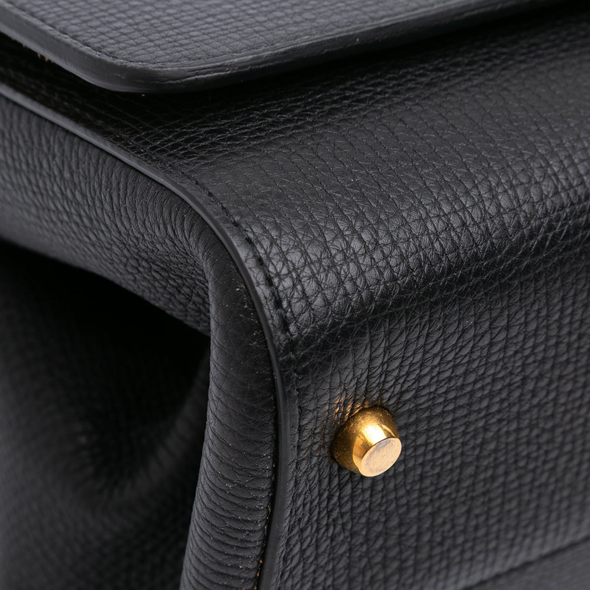 Bottega Veneta Grained Calfskin BV Angle Shoulder Bag