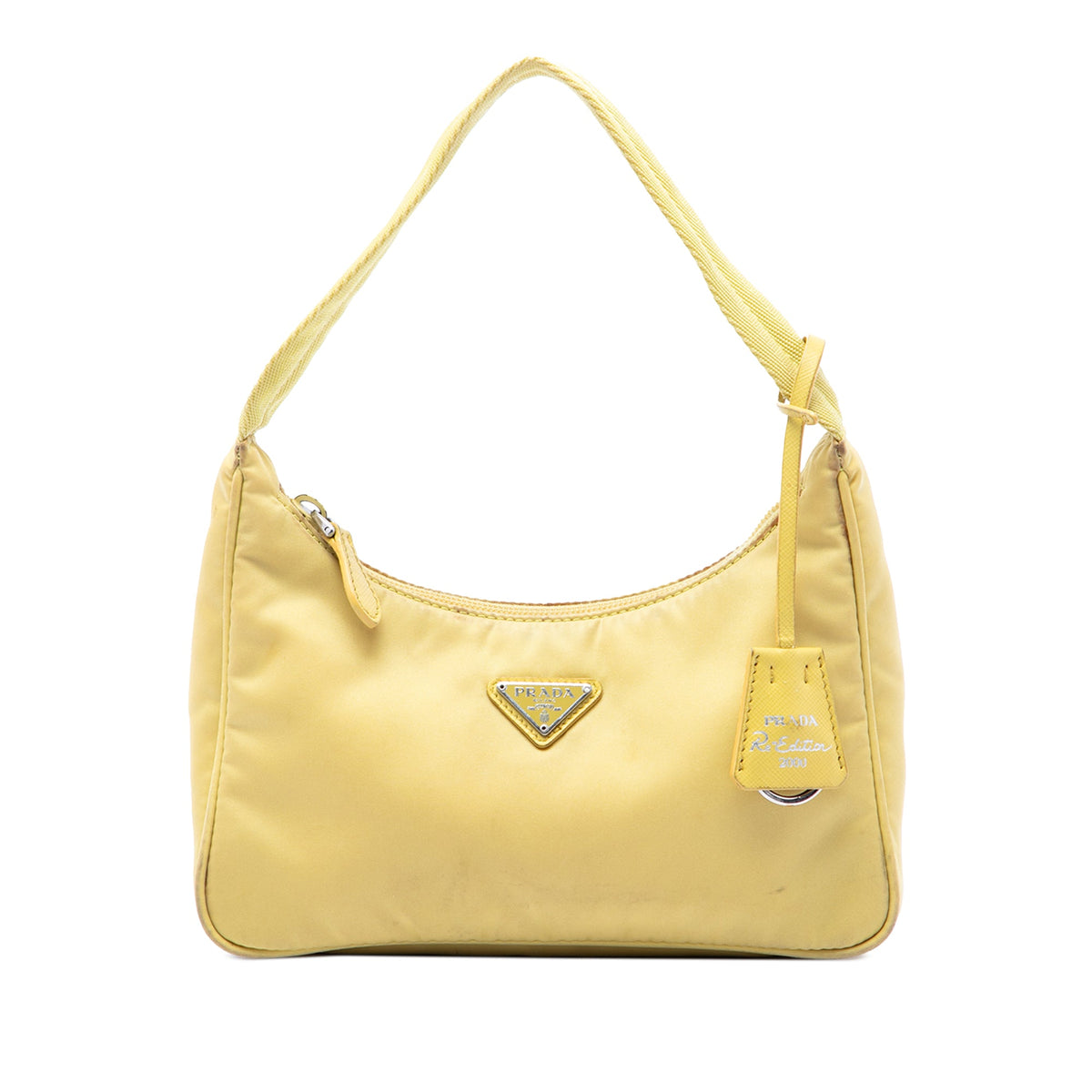 Prada Mini Tessuto Re Edition 2000 Shoulder Bag — Yellow