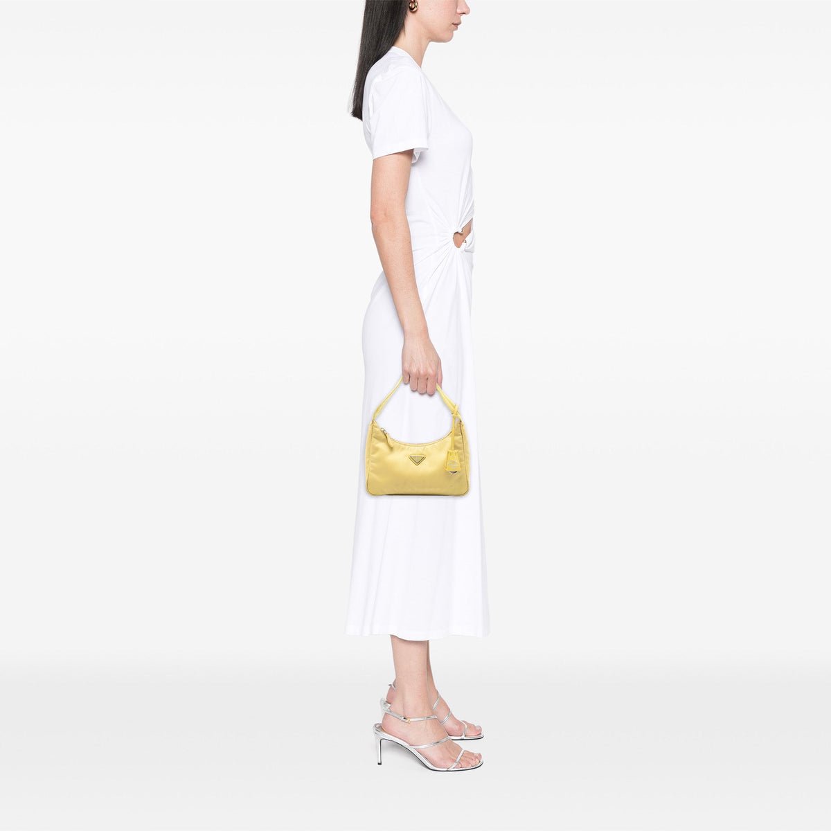 Prada Mini Tessuto Re Edition 2000 Shoulder Bag — Yellow