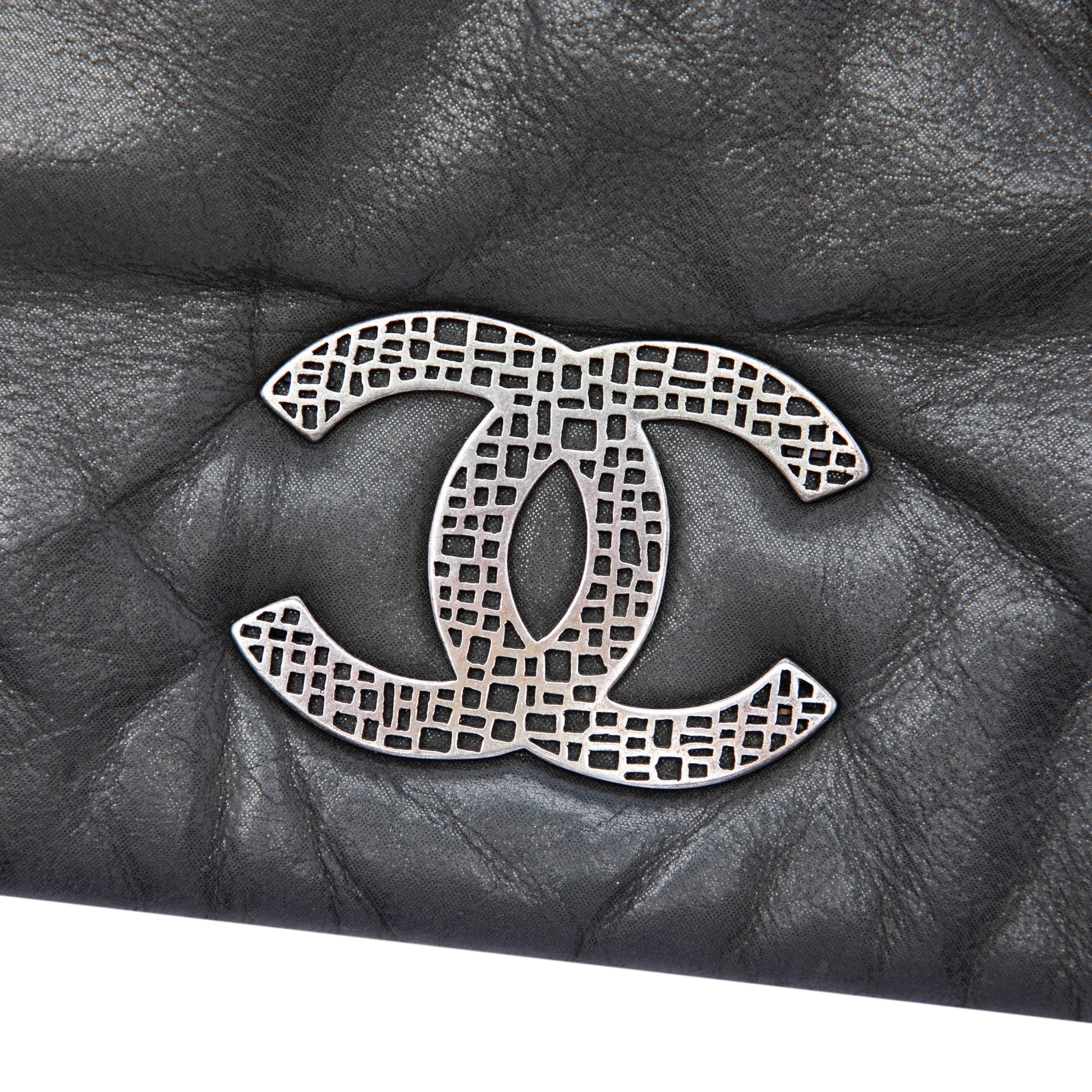 Chanel Iridescent Calfskin Glint Accordion Flap