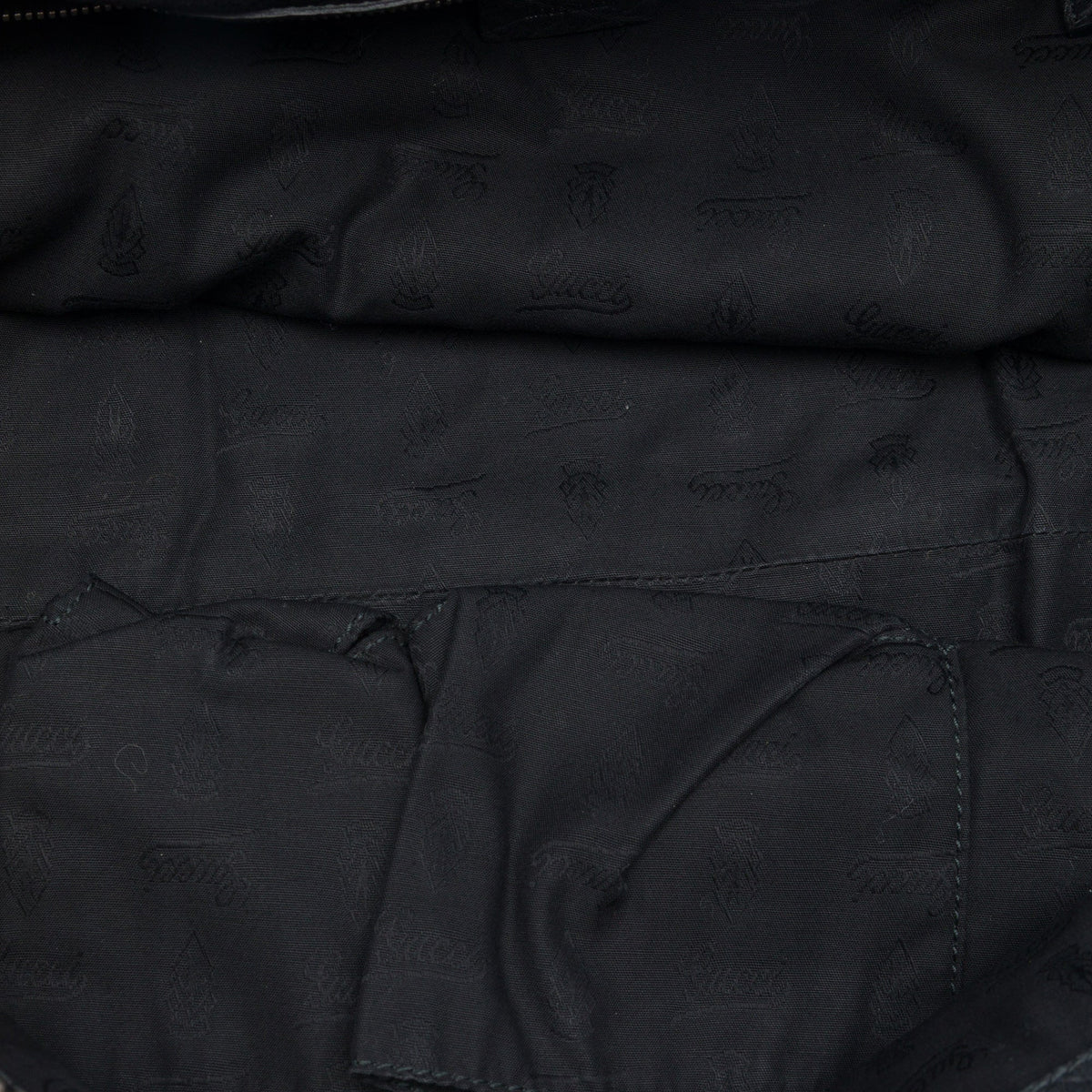 Gucci Medium Calfskin Bamboo Bar Tote — Black