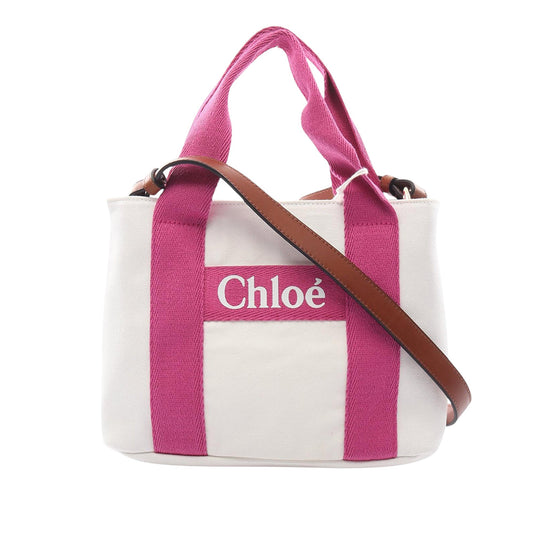 Chloé Canvas Logo Satchel