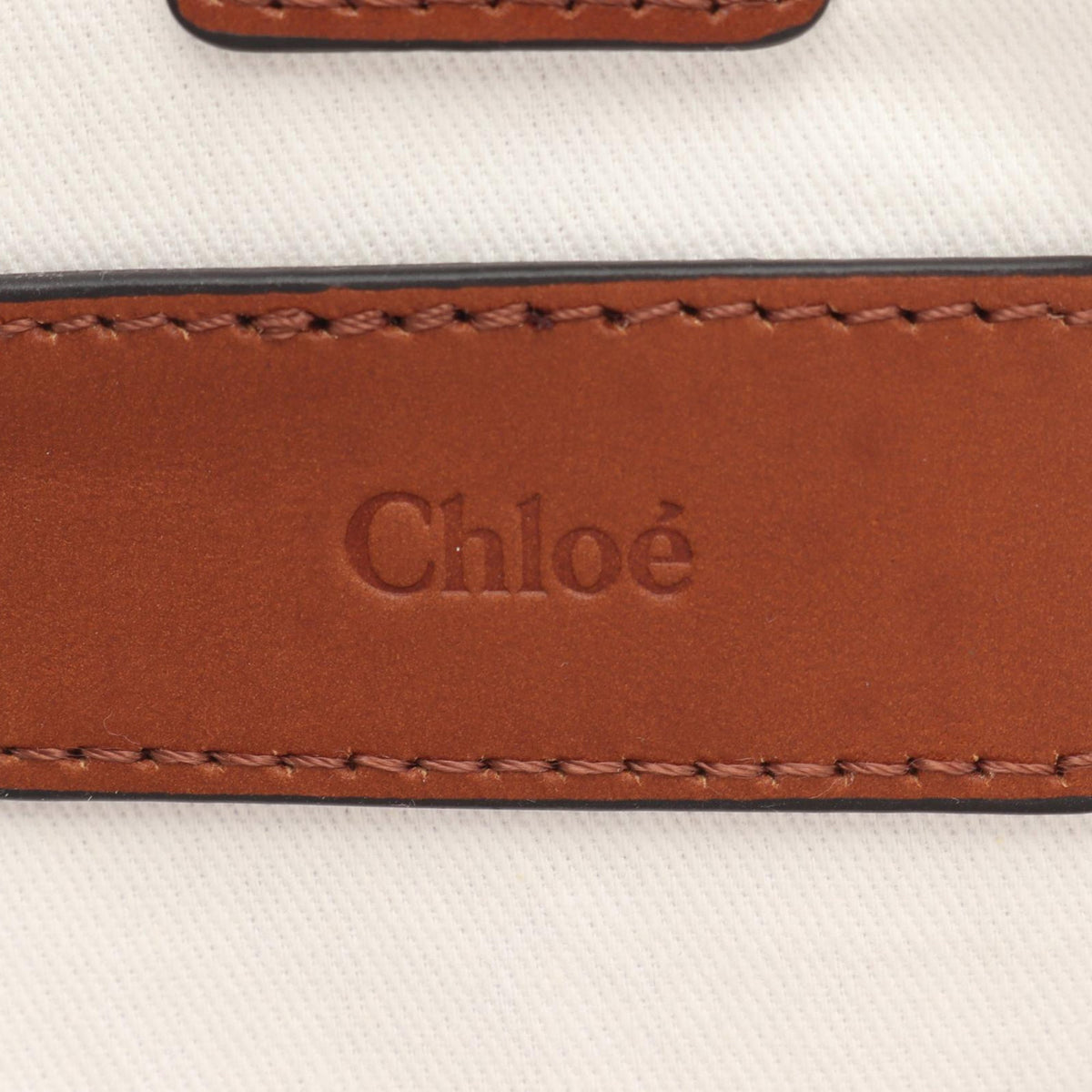 Chloé Canvas Logo Satchel