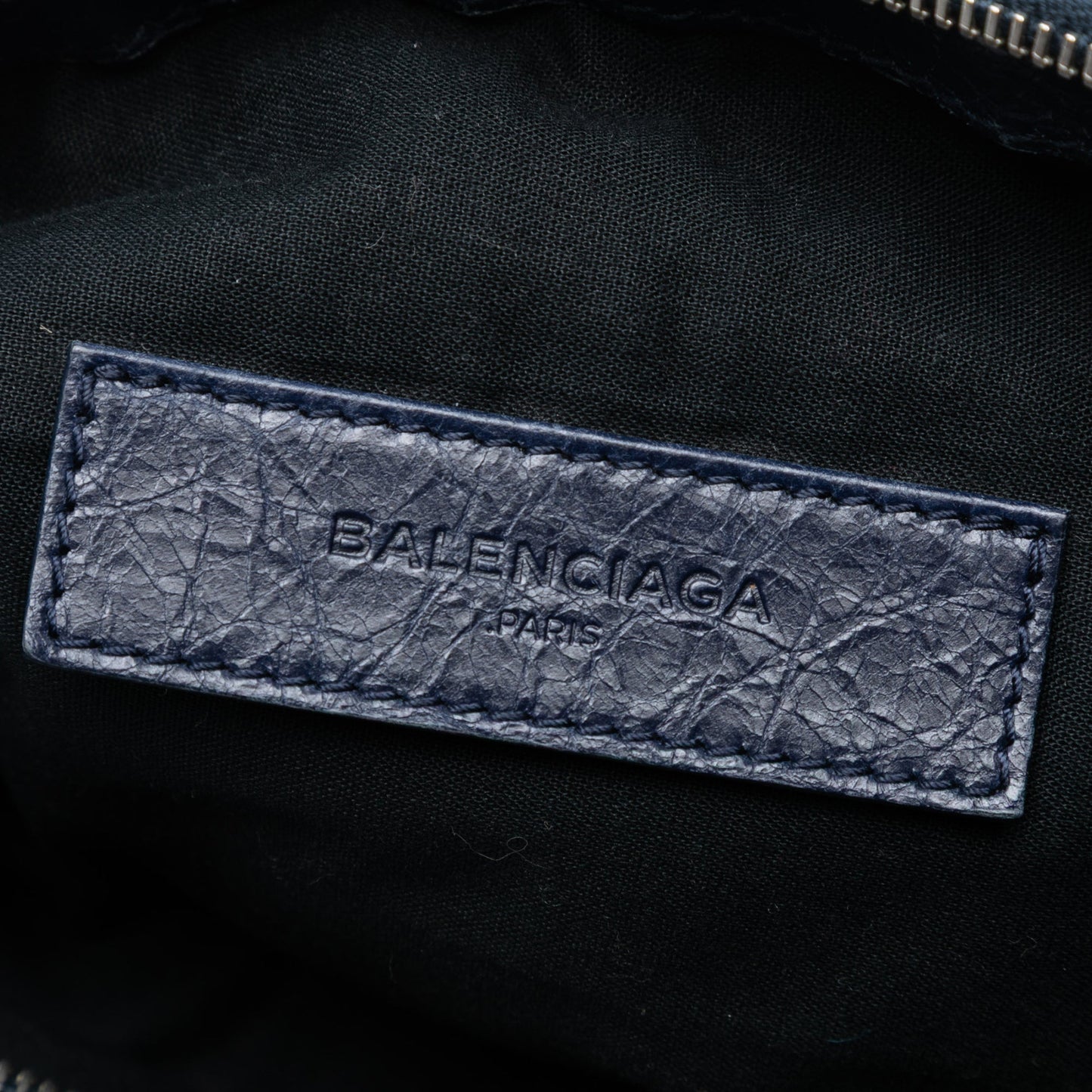 Balenciaga Lambskin Motocross Classic Clip M Clutch