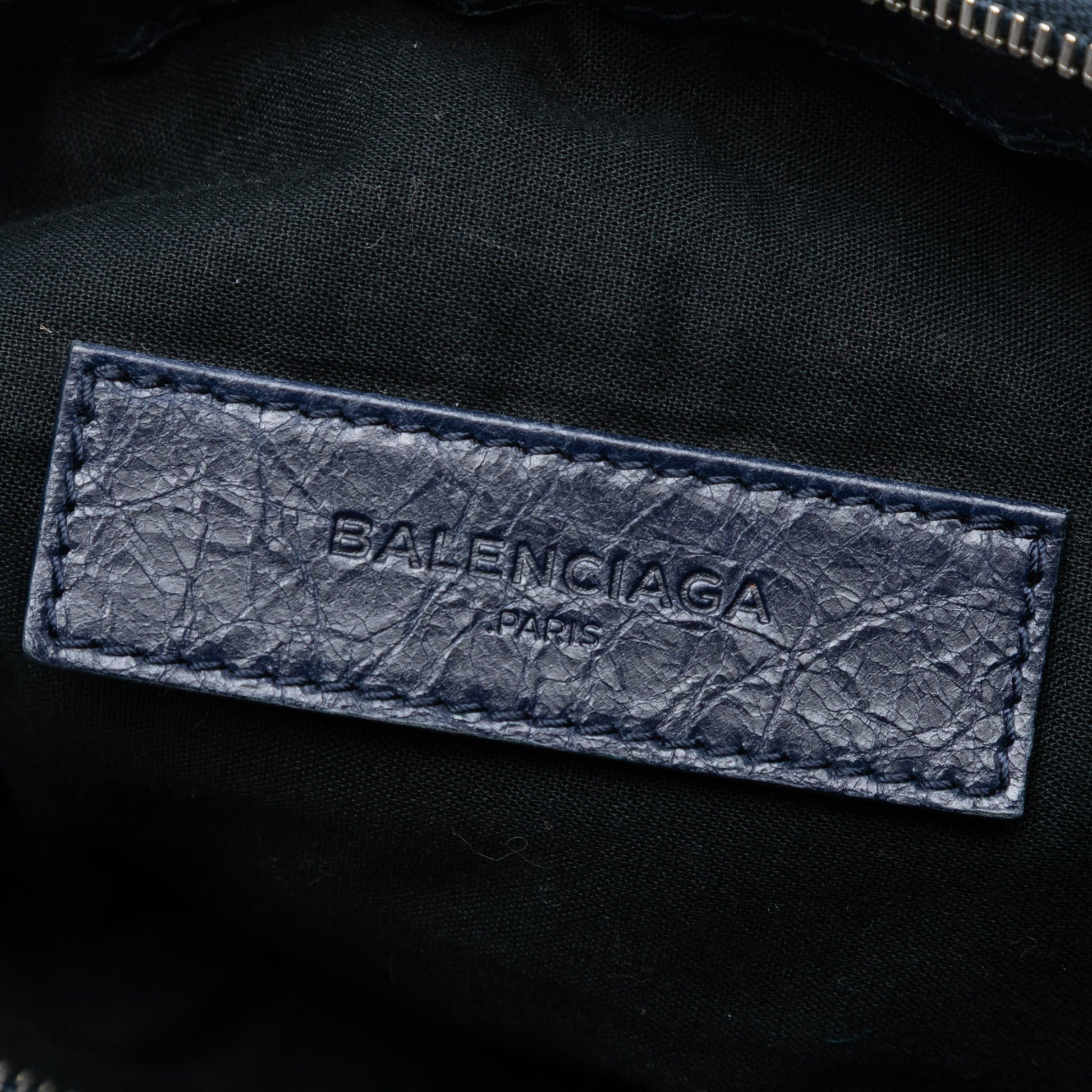 Balenciaga Lambskin Motocross Classic Clip M Clutch