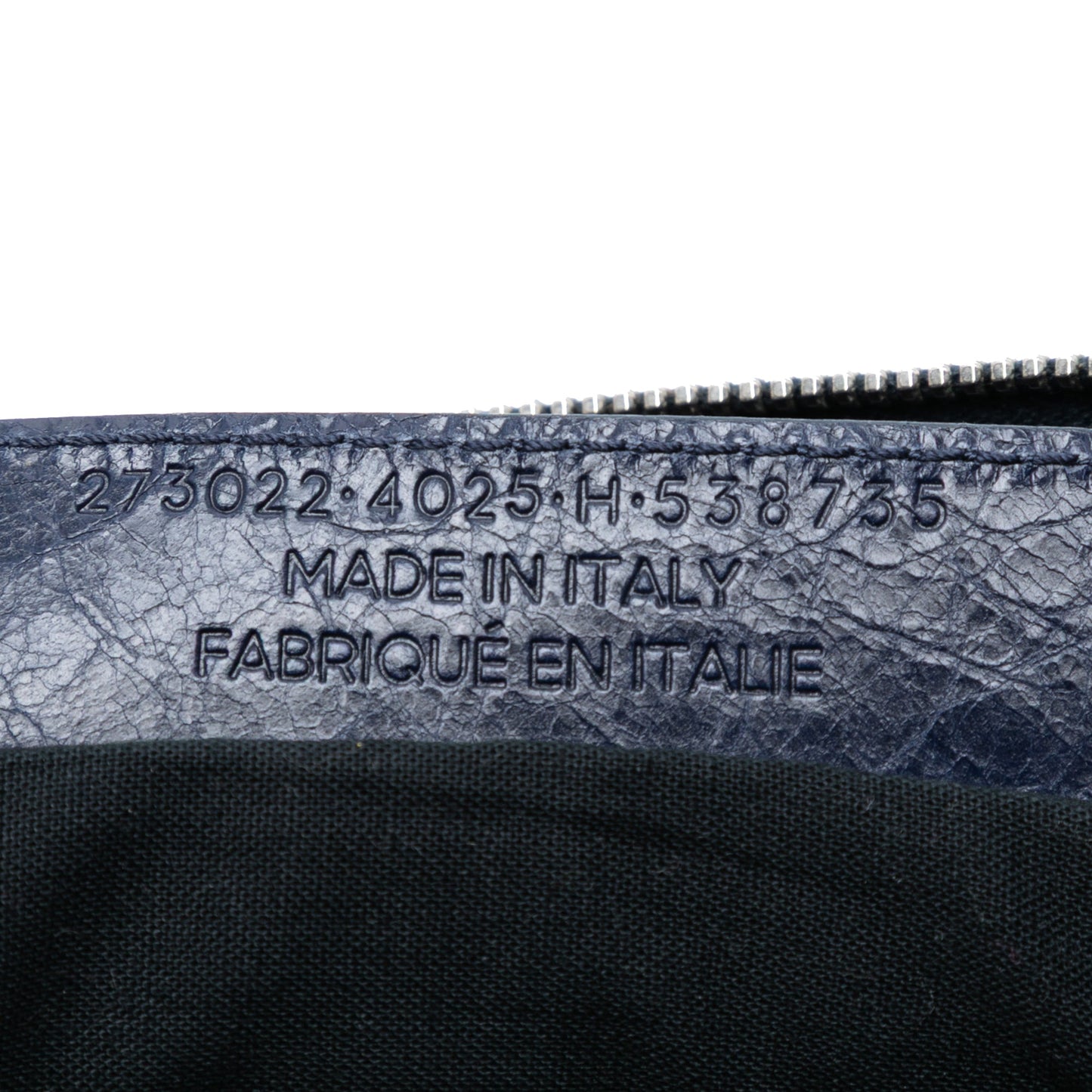 Balenciaga Lambskin Motocross Classic Clip M Clutch