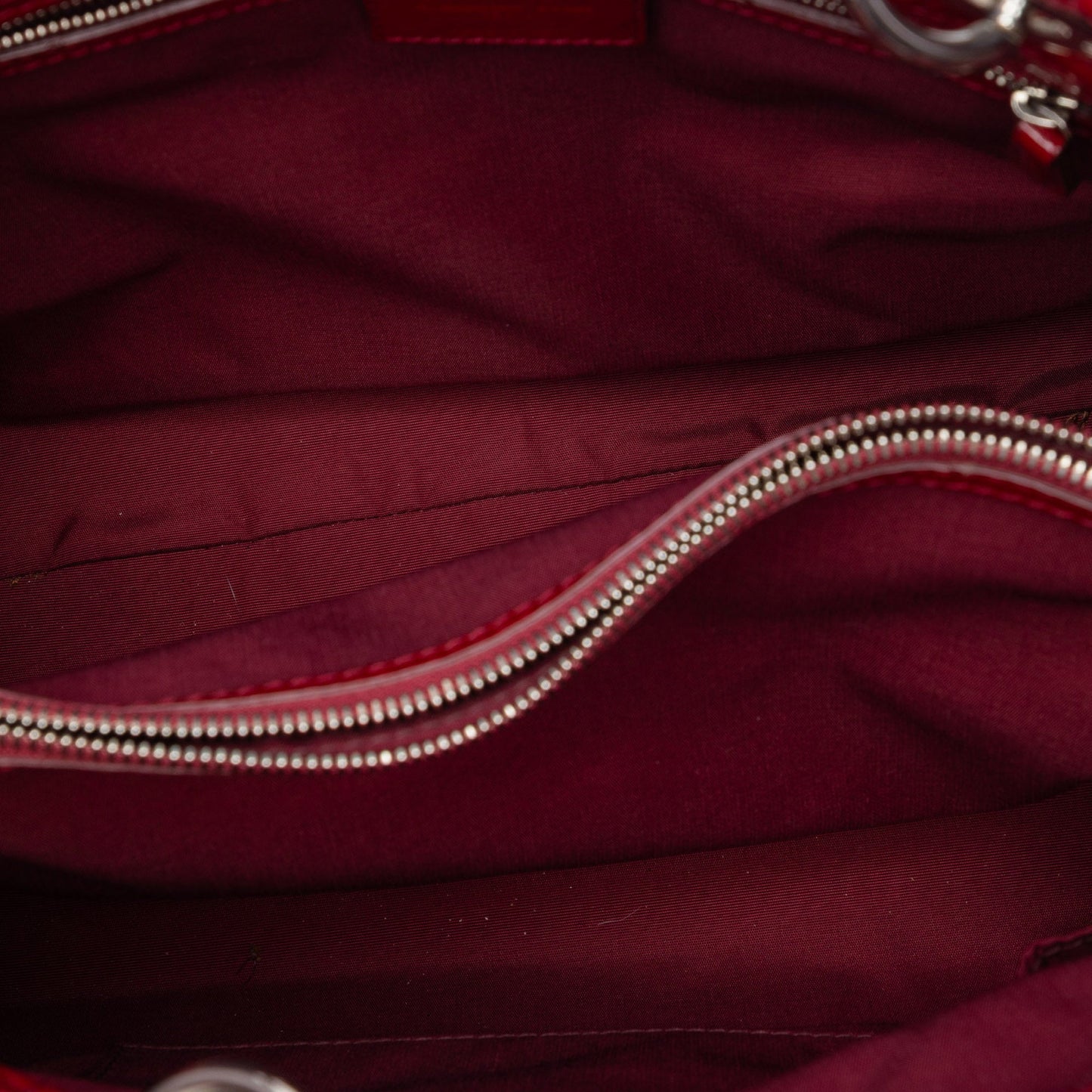 Dior Large Patent Cannage Soft Zipped Lady Dior Shopping Tote