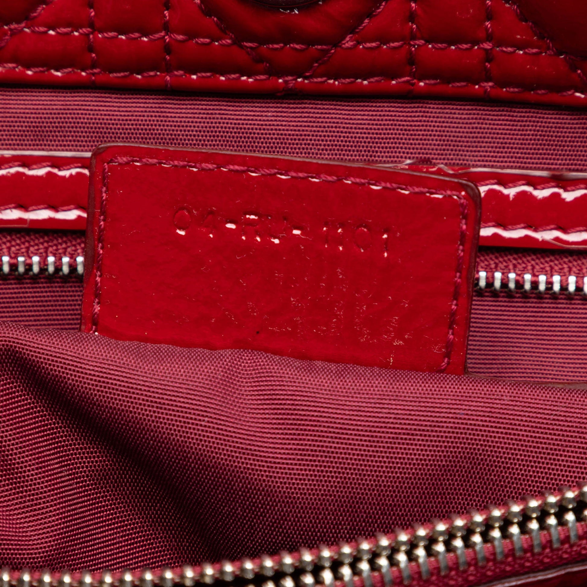 Dior Large Patent Cannage Soft Zipped Lady Dior Shopping Tote