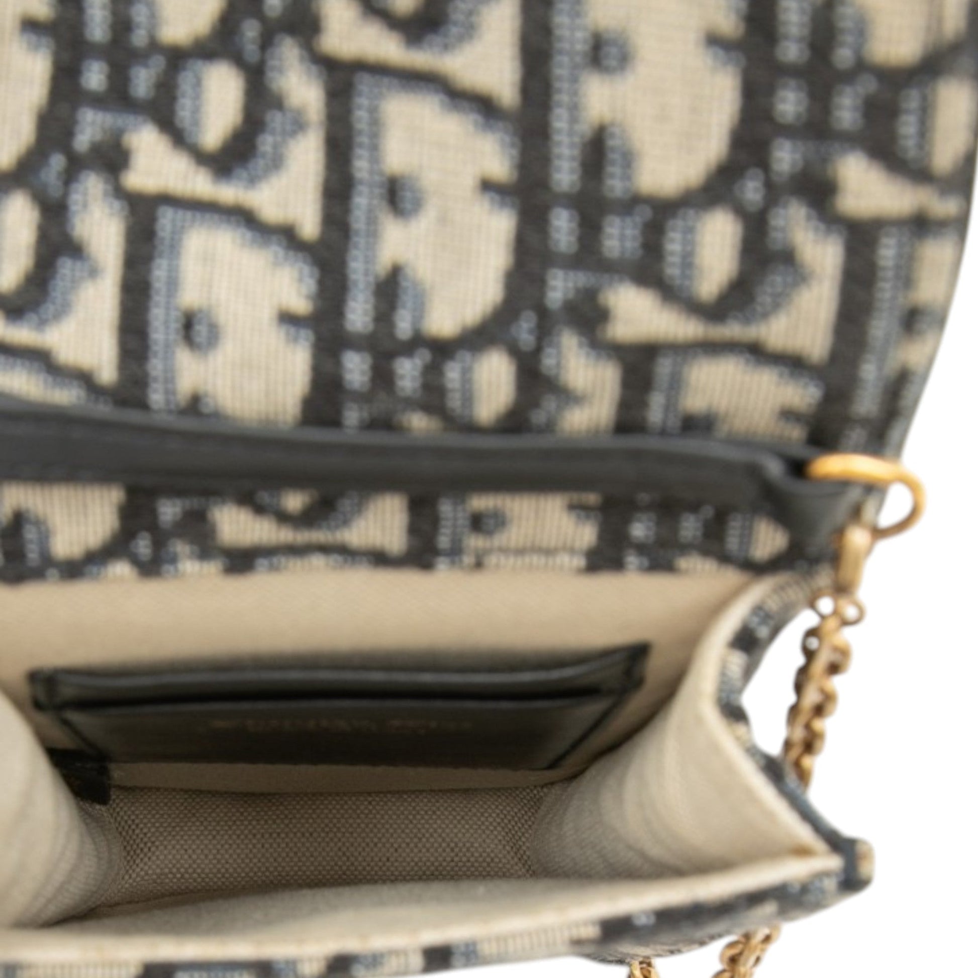 Dior Oblique Canvas Vertical Saddle Pouch