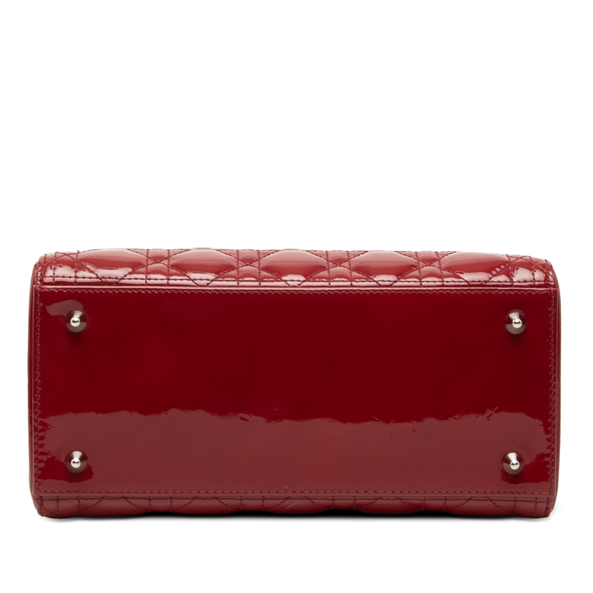 Dior Medium Patent Cannage Lady Dior