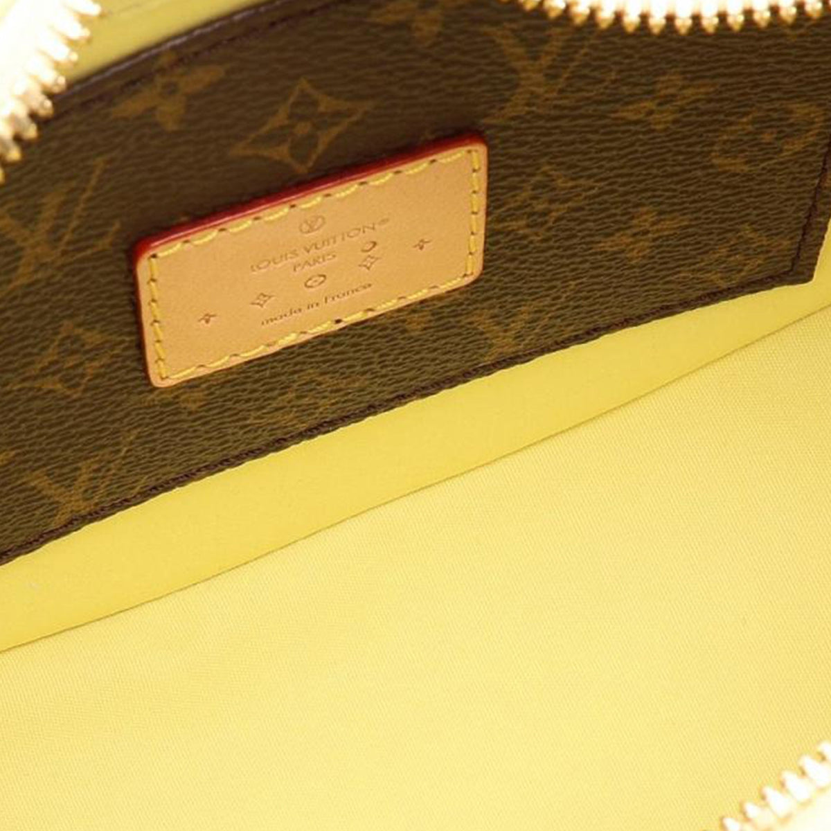Louis Vuitton Monogram Vernis Croissant PM — Yellow