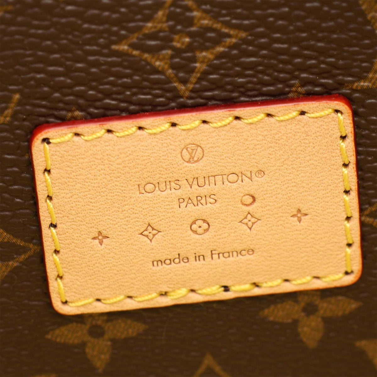 Louis Vuitton Monogram Vernis Croissant PM — Yellow