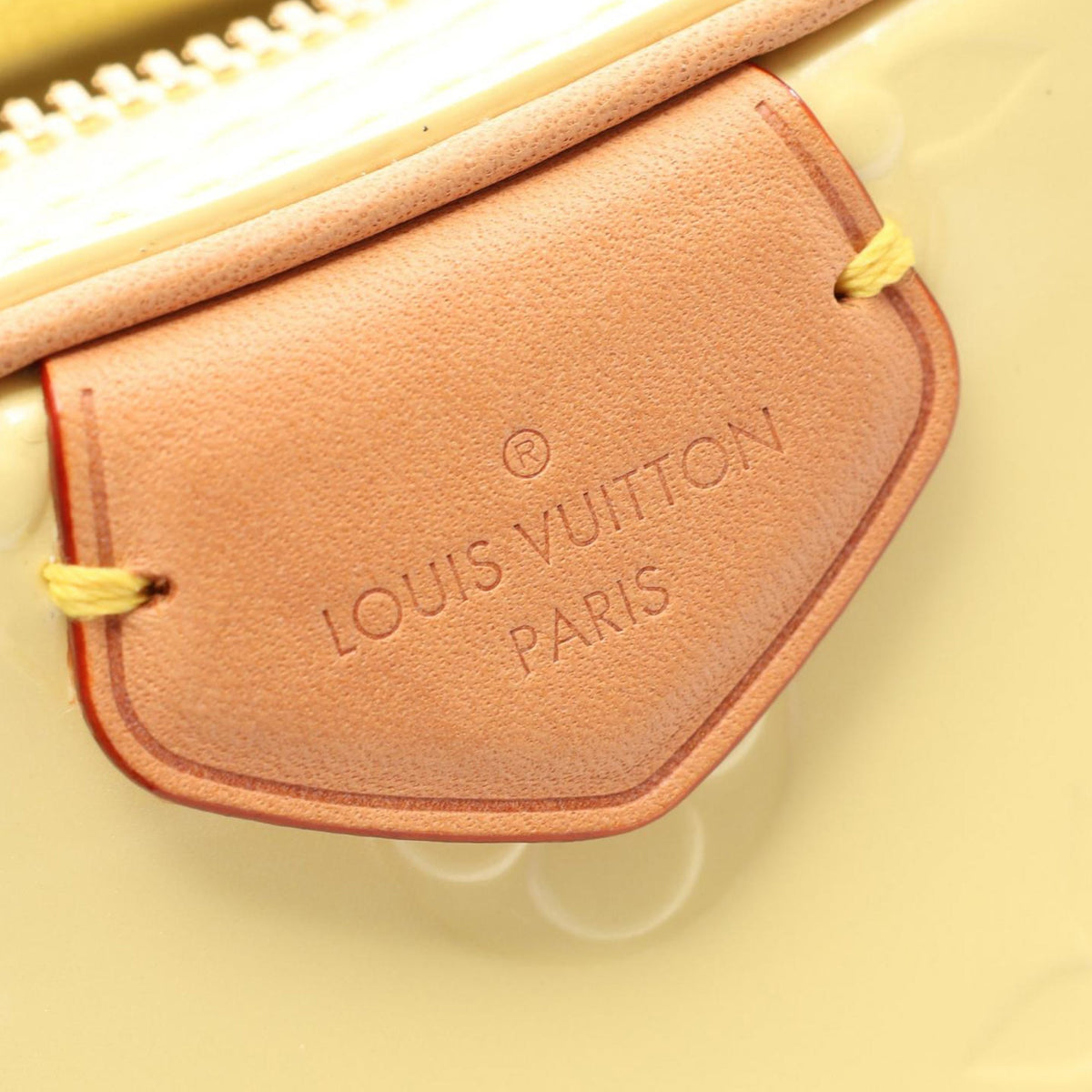 Louis Vuitton Monogram Vernis Croissant PM — Yellow