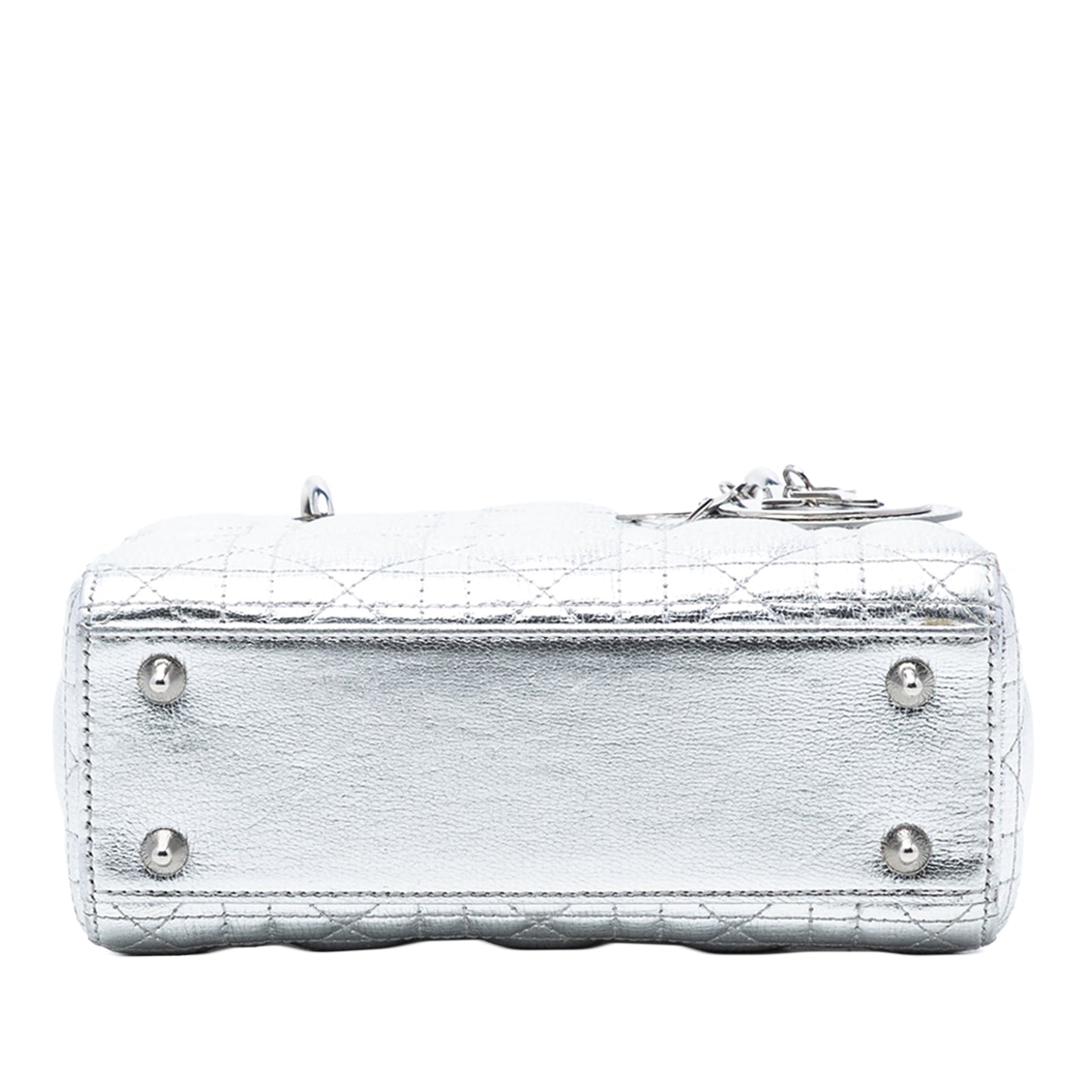 Small Metallic Grained Calfskin Cannage My ABCDior Lady Dior