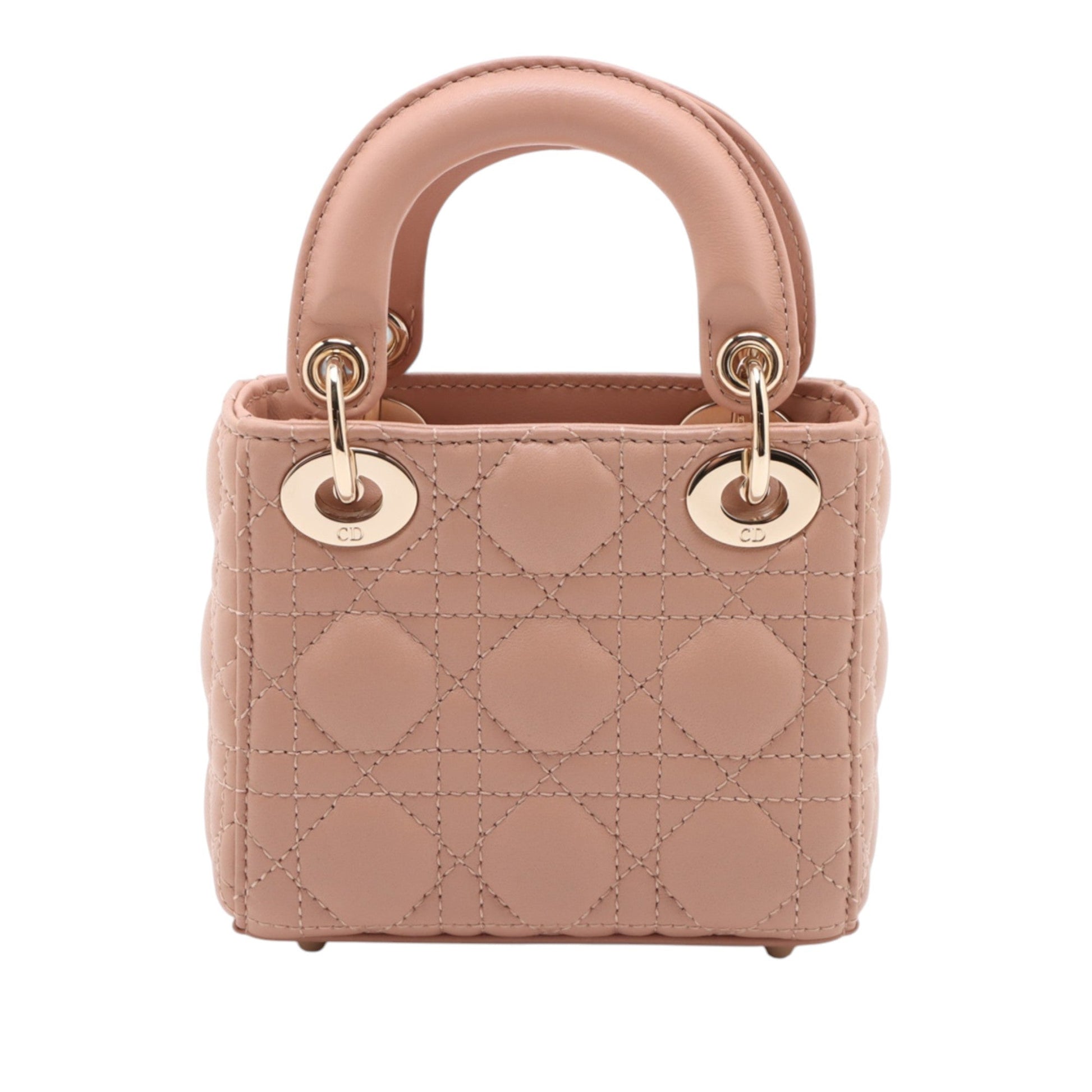 Dior Micro Lambskin Cannage Lady Dior