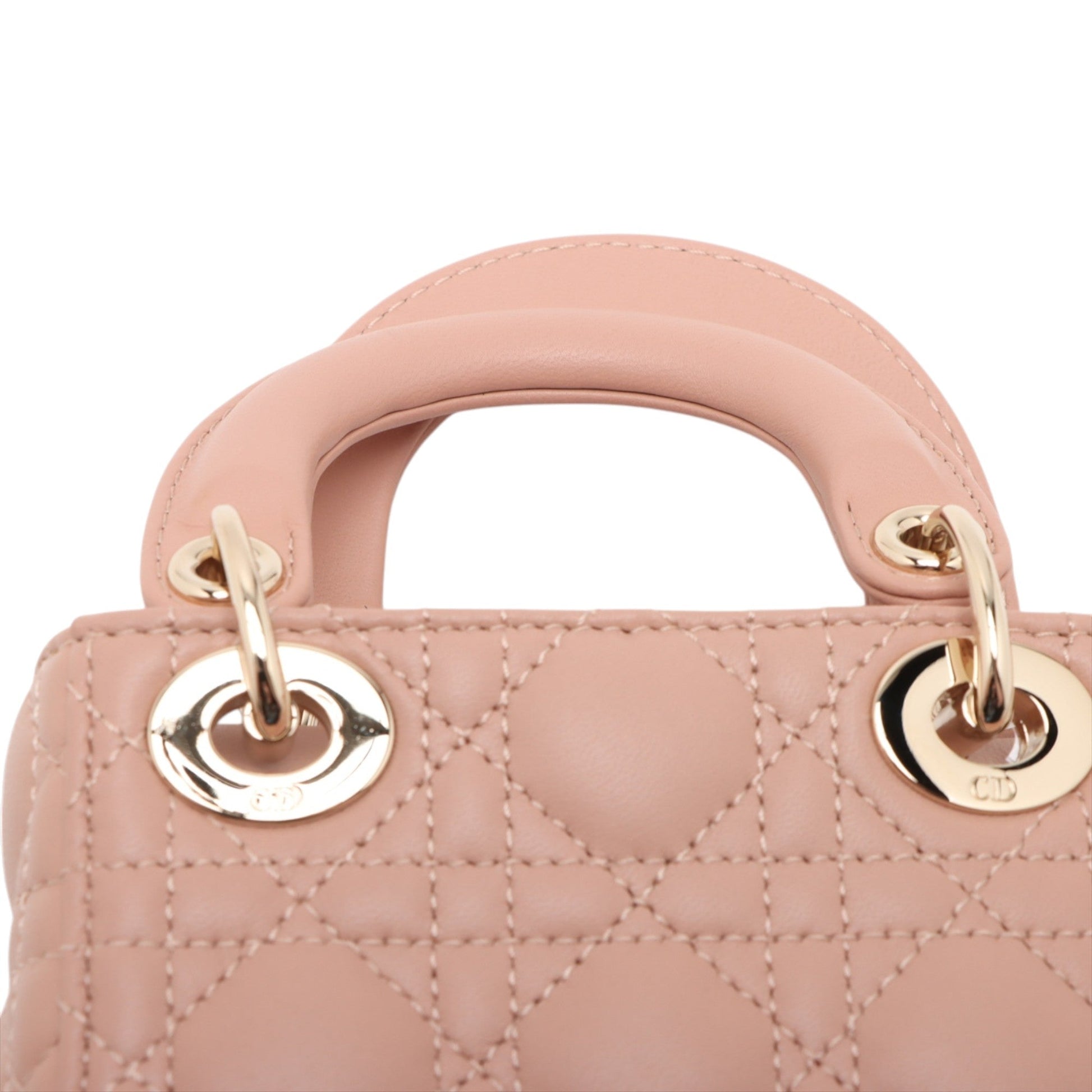 Dior Micro Lambskin Cannage Lady Dior