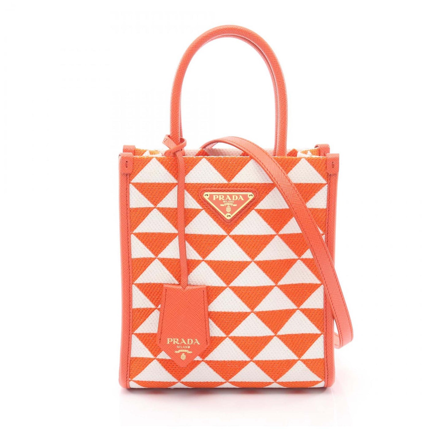 Prada Mini Symbole Triangolo Tote