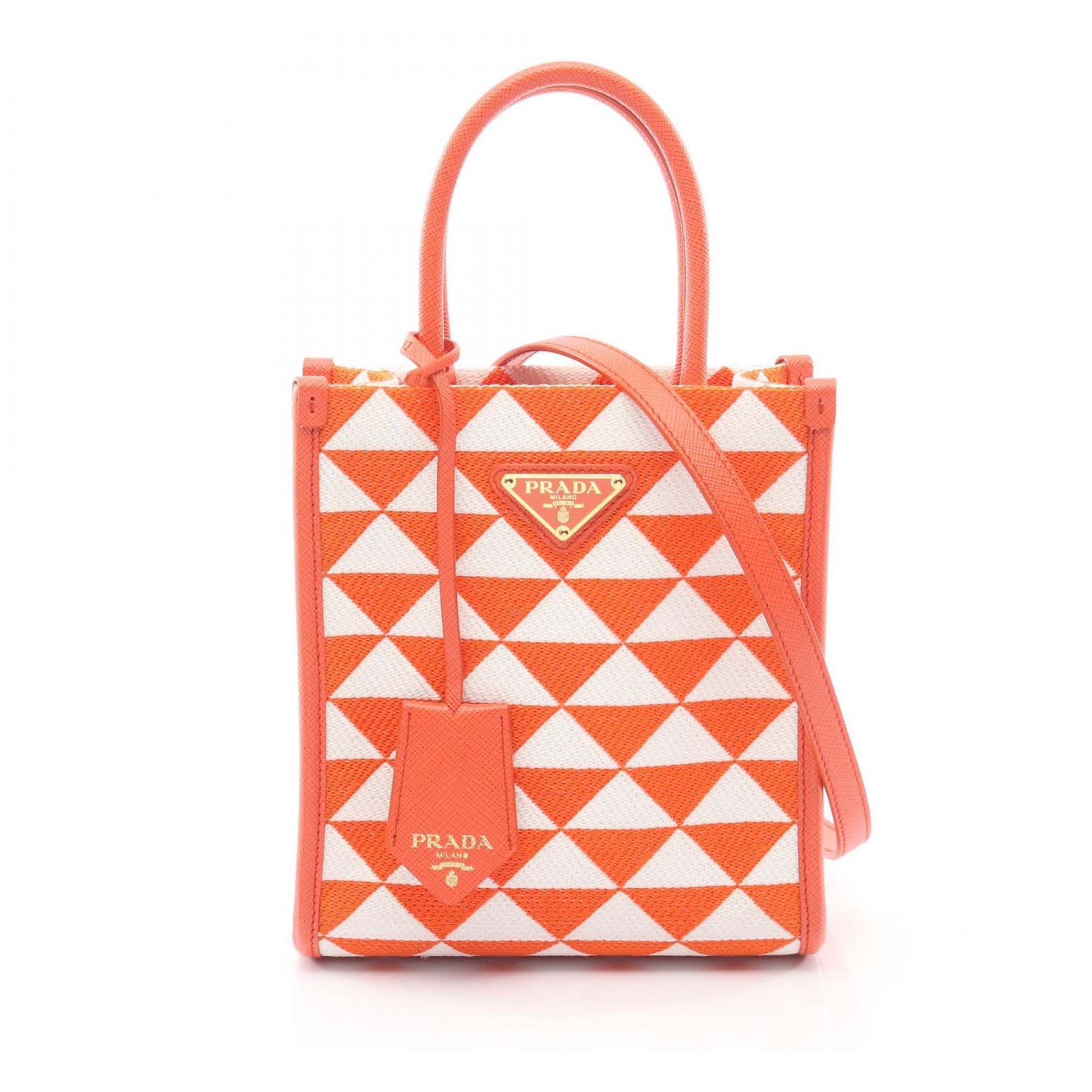 Prada Mini Symbole Triangolo Tote