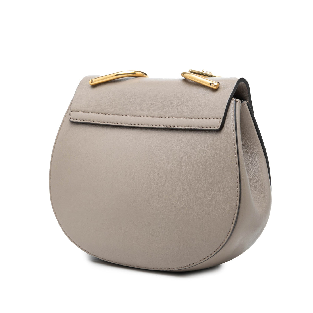 Chloé Mini Bicolor Suede and Calfskin Drew Crossbody