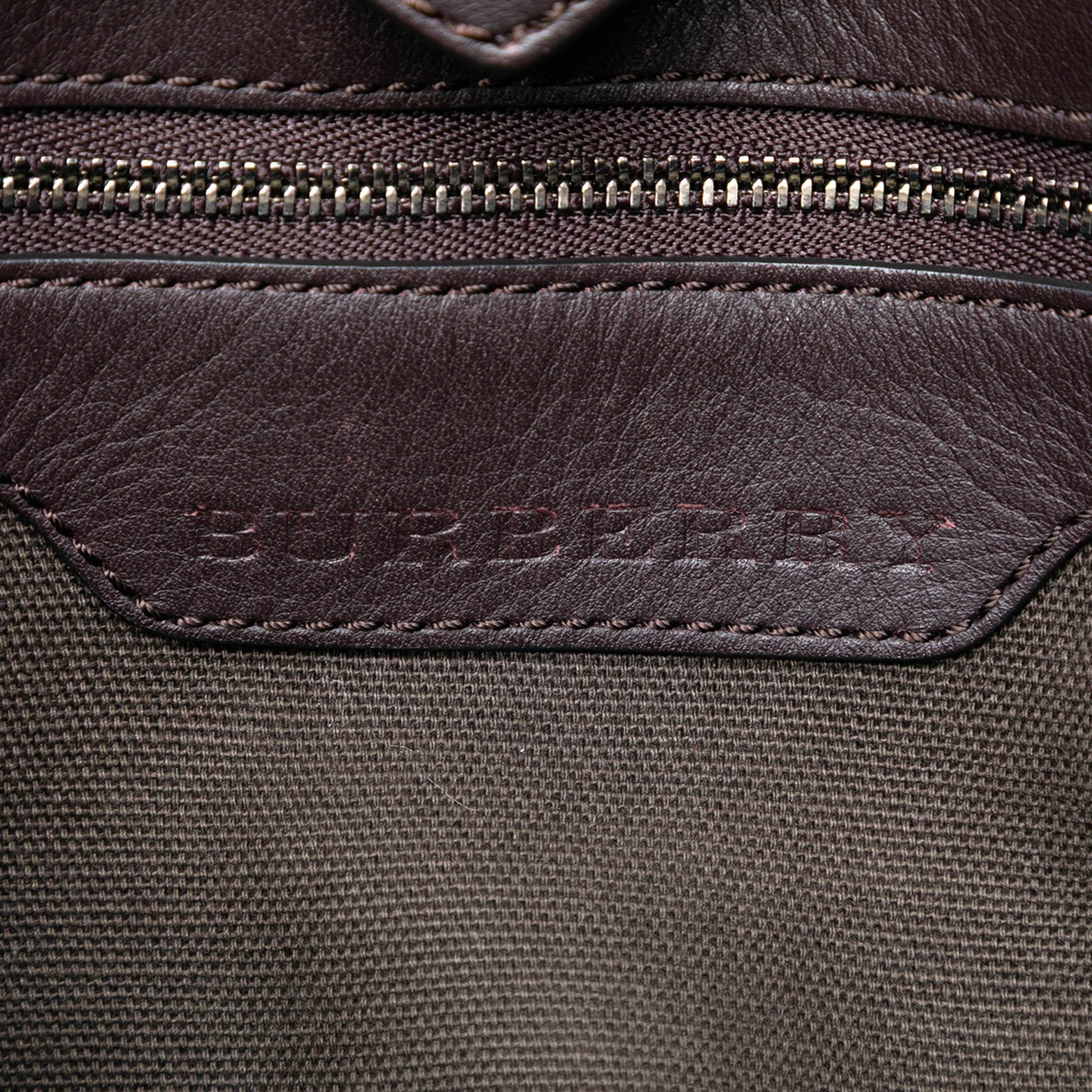 Burberry Small Smoke Check Coated Canvas Northfield Satchel