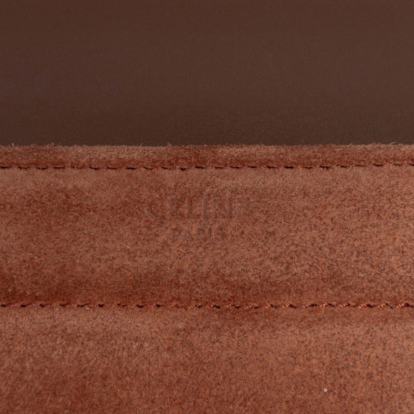 Celine Suede Monochrome Shoulder Bag