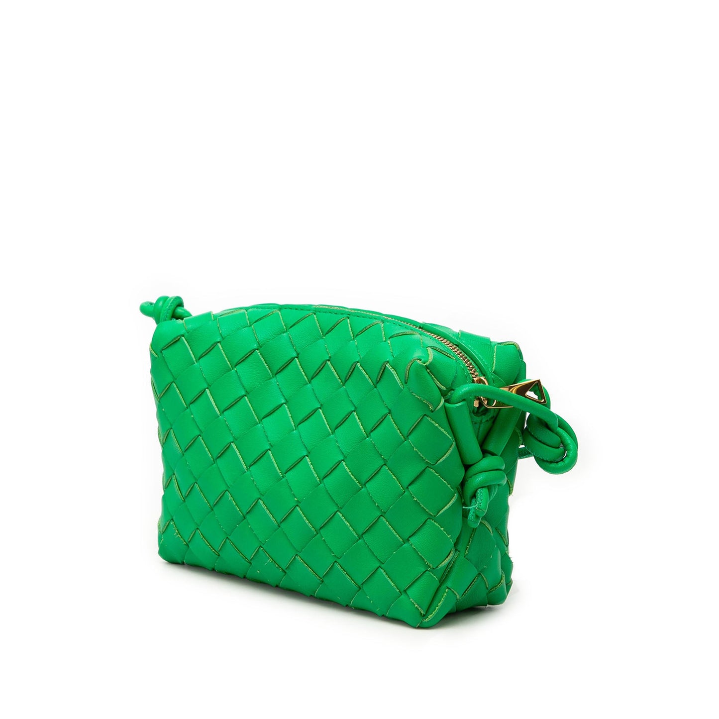 Bottega Veneta Mini Lambskin Intrecciato Loop Camera Bag