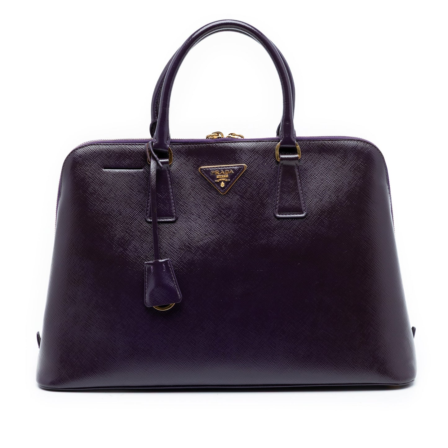 Large Saffiano Vernice Promenade Satchel