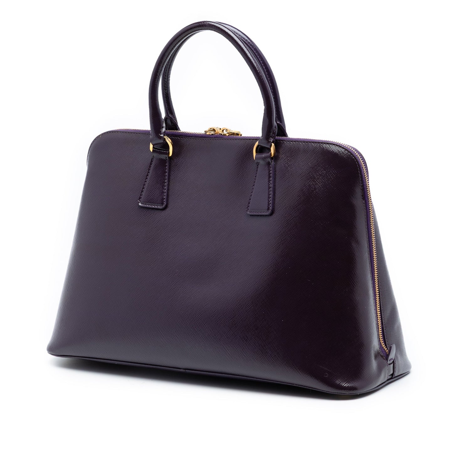 Large Saffiano Vernice Promenade Satchel