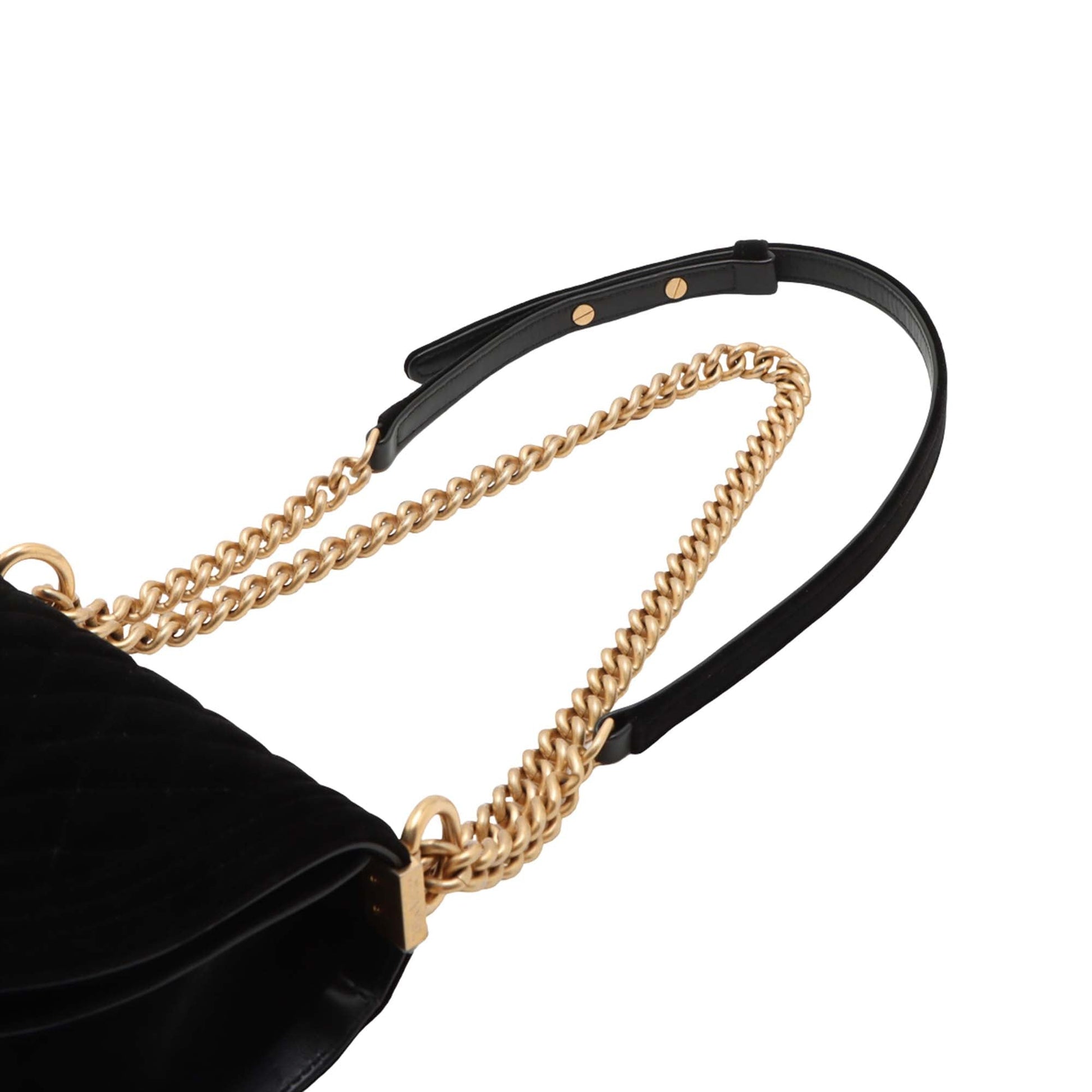 Chanel Small Quilted Velvet Boy Messenger Bag