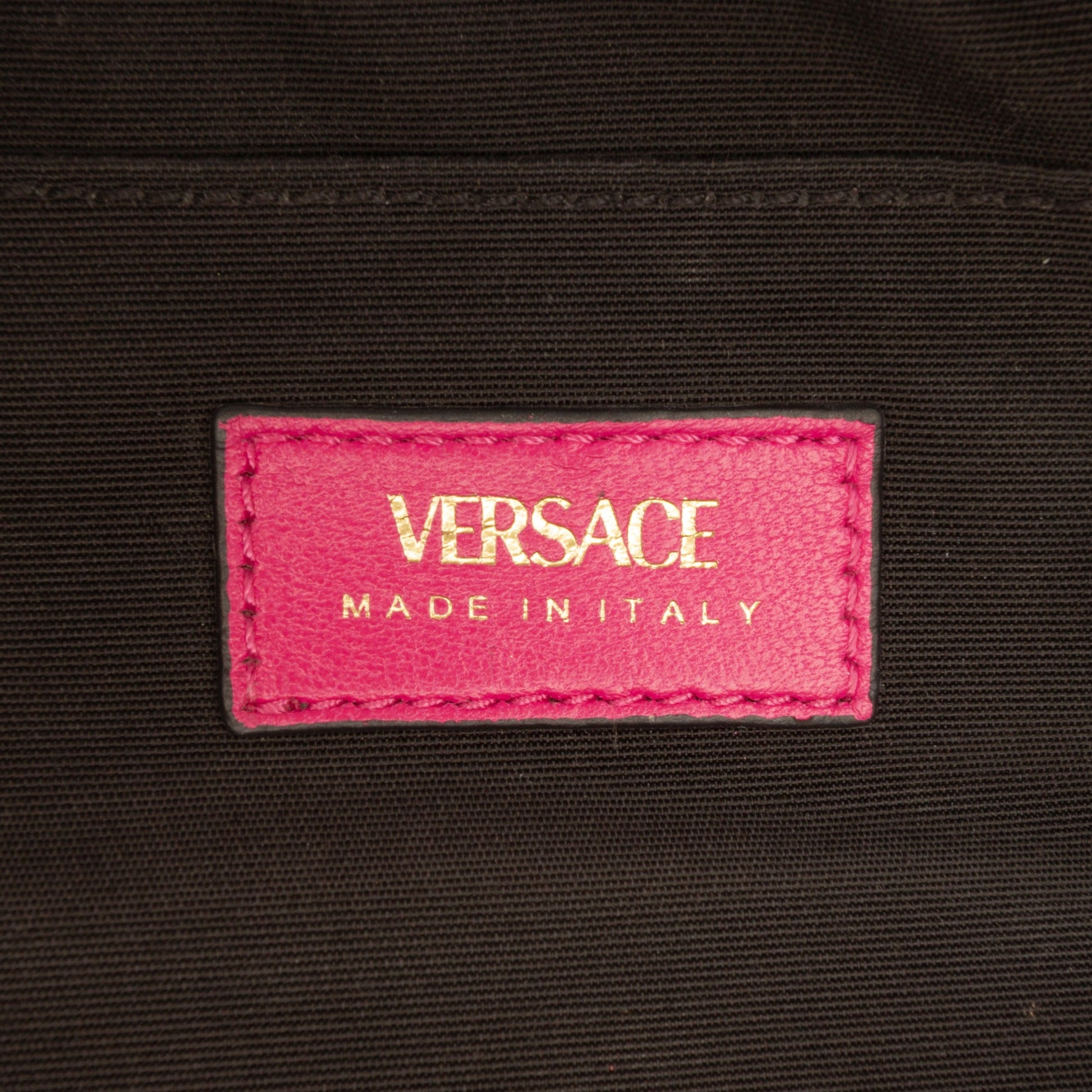 Quilted Lambskin La Medusa Camera Bag