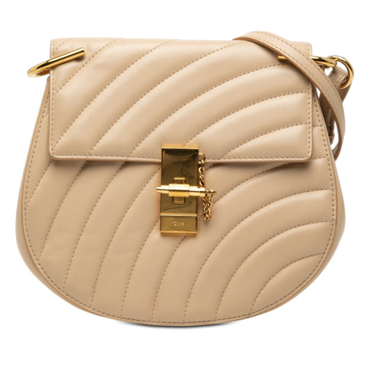 Chloé Small Quilted Leather Drew Bijou Crossbody