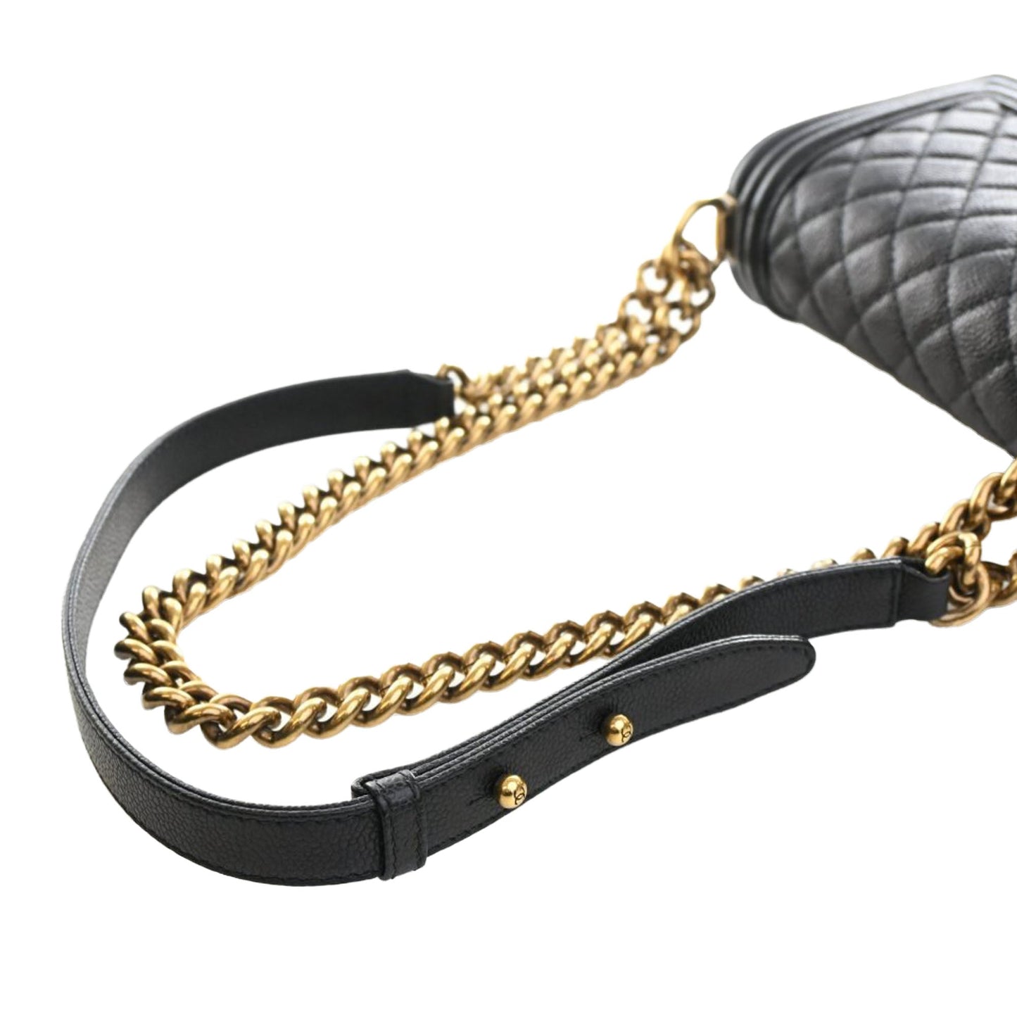 Chanel Small Quilted Caviar Boy Flap