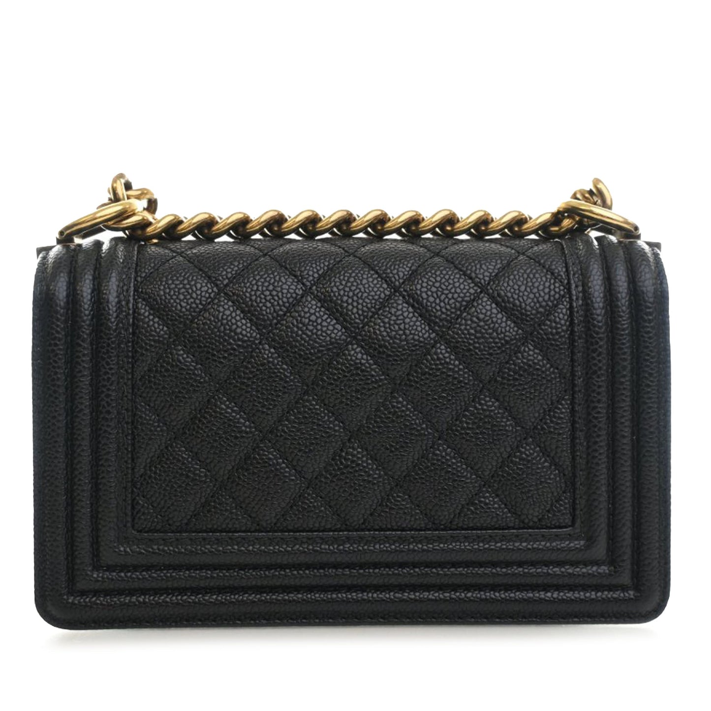 Chanel Small Quilted Caviar Boy Flap