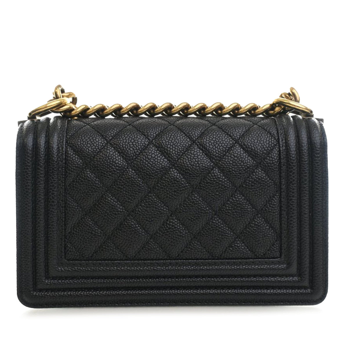 Chanel Small Quilted Caviar Boy Flap
