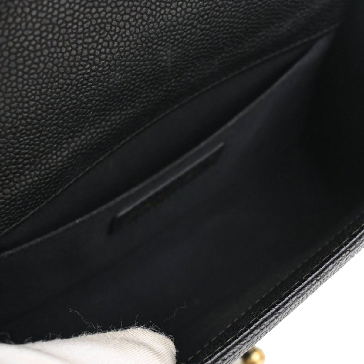 Chanel Small Quilted Caviar Boy Flap