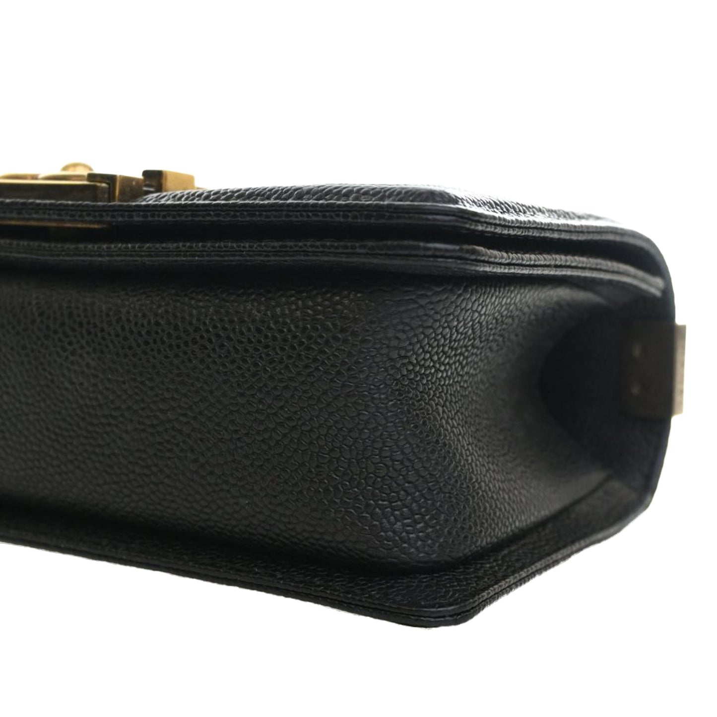 Chanel Small Quilted Caviar Boy Flap