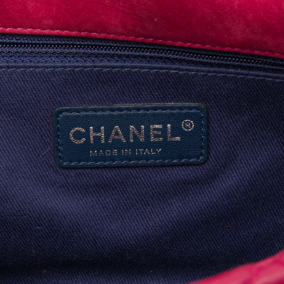 Chanel Large Quilted Iridescent Calfskin New Bubble Flap — Red