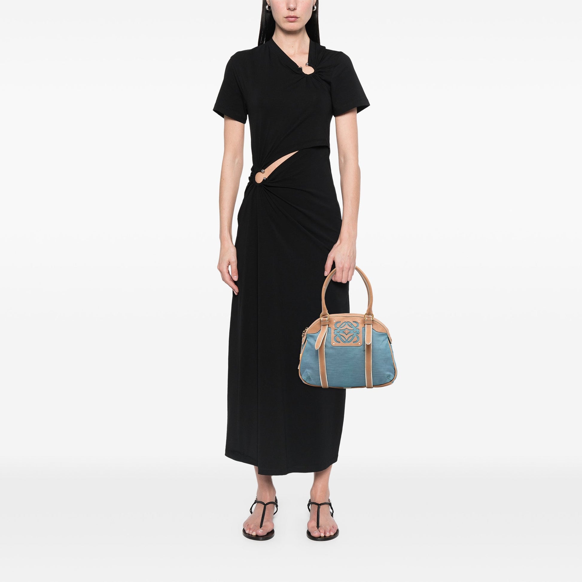 LOEWE Anagram Jacquard Top Handle Bag