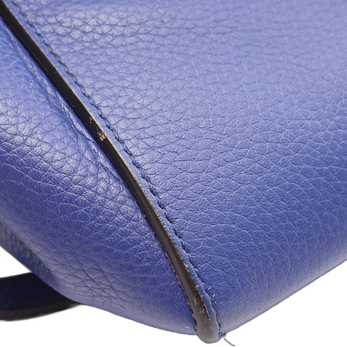 Celine Mini Grained Calfskin Belt Bag — Blue