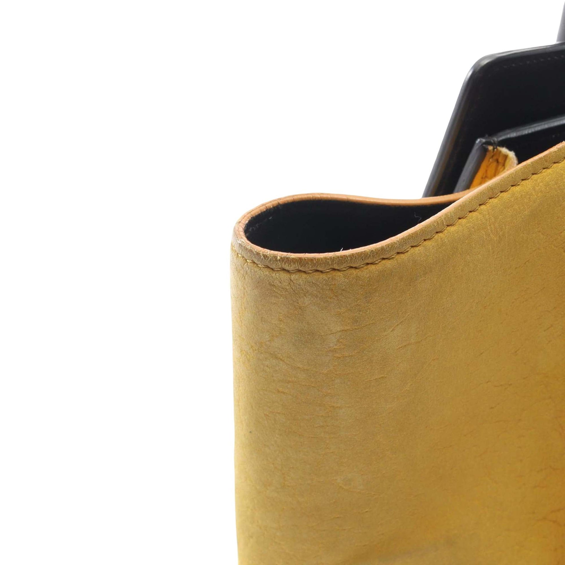 Celine Micro Tricolor Leather Luggage Tote